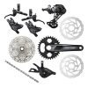 Shimano Groupset Sepeda Deore M6120 1x12 Speed 2 Piston